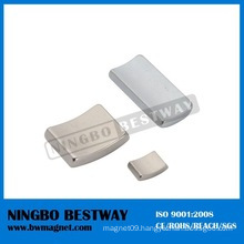 Manufacture Large Bulk Neodymium Arc Shape Magnet